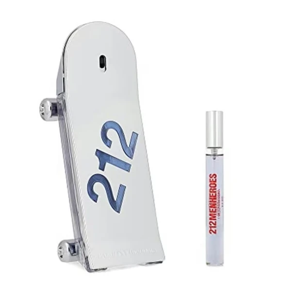 SET CAROLINA HERRERA 212 Men Heroes EDT spray 90ml + EDT spray 10ml-1 24482