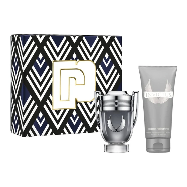 SET PACO RABANNE Invictus Platinum EDP spray 50ml + SHOWER GEL 100ml-1 25308