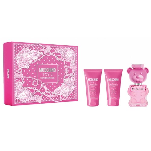 SET MOSCHINO Toy 2 Bubble Gum EDT spray 50ml + BODY LOTION 50ml + SHOWER GEL 50ml-1 25746