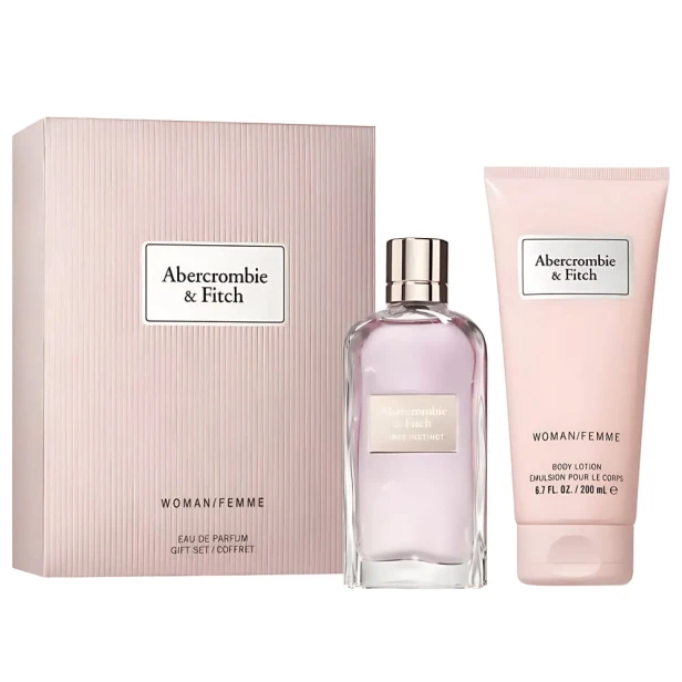 SET ABERCROMBIE&FITCH First Instinct Woman EDP spray 100ml + BODY LOTION 200ml-1 26239 