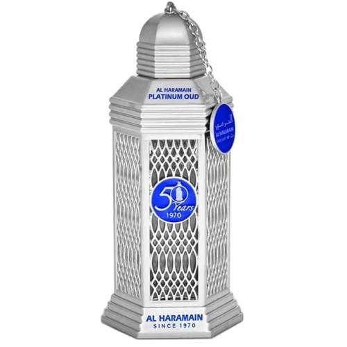 AL HARAMAIN 50 Years Platinum Oud EDP spray 100ml-1 26348 