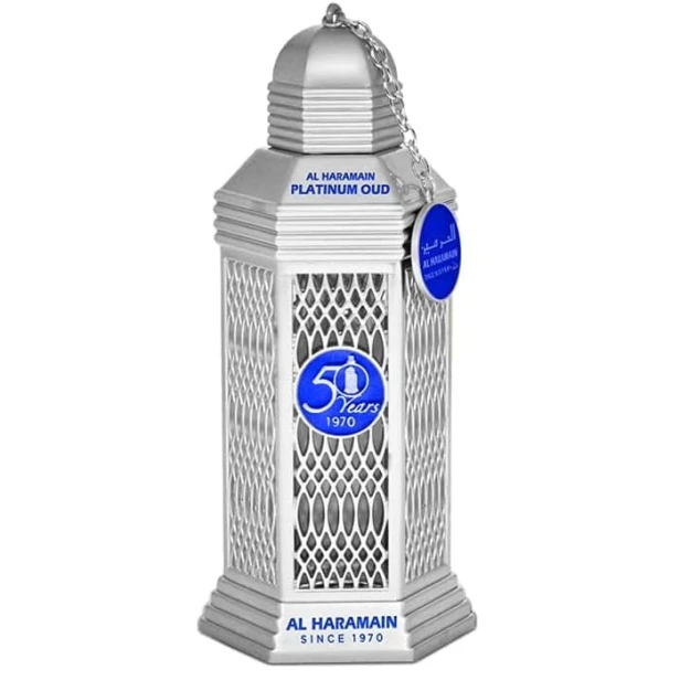 AL HARAMAIN 50 Years Platinum Oud EDP spray 100ml-1 26348 