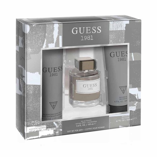SET GUESS 1981 EDT spray 100ml + SHOWER GEL 200ml + DEO spray 226ml-1 26897 