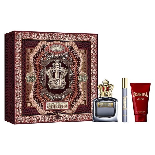 SET JEAN PAUL GAULTIER Scandal Pour Homme EDT spray 100ml + EDT spray 10ml + SHOWER GEL 75ml-1 27001 