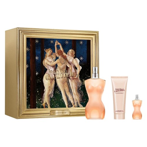 SET JEAN PAUL GAULTIER Classique EDT spray 100ml + BODY LOTION 75ml + EDT 6ml-1 27002 
