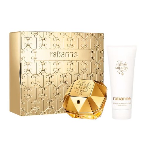 SET PACO RABANNE Lady Million EDP spray 80ml + BODY LOTION 100ml-1 27391 