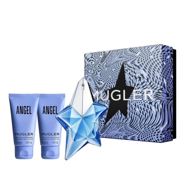 SET THIERRY MUGLER Angel EDP spray 25ml + SHOWER GEL 50ml + BODY LOTION 50ml-1 27583 