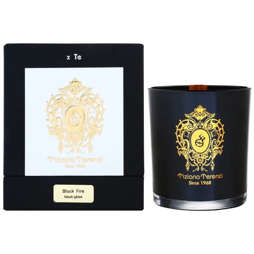 TIZIANA TERENZI Black Fire CANDLE 170g-1 27621 