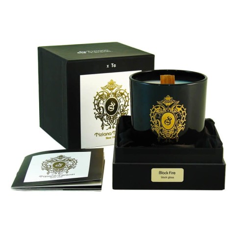 TIZIANA TERENZI Black Fire CANDLE 170g-1 27654 