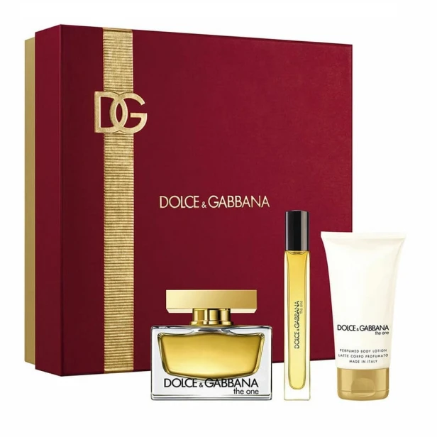 SET DOLCE&GABBANA The One EDP spray 75ml + BODY LOTION 50ml + EDP spray 10ml-1 28012 