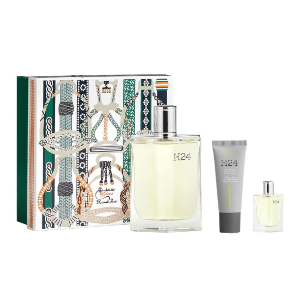 SET HERMES H24 EDT spray 100ml + Hydrating&Energizing Face Moisturizer 20ml + EDT 5ml-1 28050 