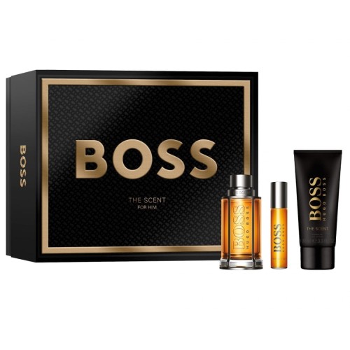 SET HUGO BOSS The Scent for Man EDT spray 100ml + EDT spray 10ml + SHOWER GEL 100ml-1 28058 