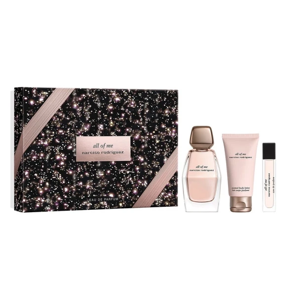 SET NARCISO RODRIGUEZ All Of Me EDP spray 90ml + BODY LOTION 50ml + EDP 10ml-1 28298 