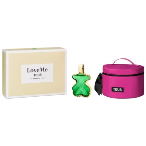 SET TOUS LoveMe The Emerald Elixir spray 90ml + COSMETICS BAG-1 28315 