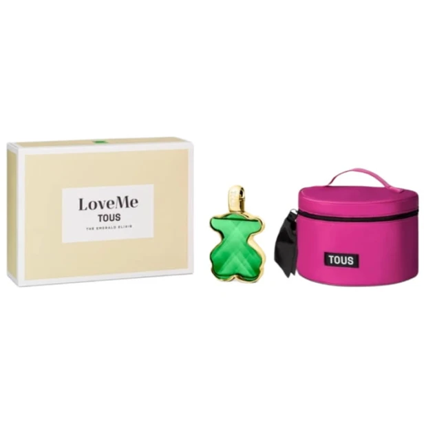 SET TOUS LoveMe The Emerald Elixir spray 90ml + COSMETICS BAG-1 28315 