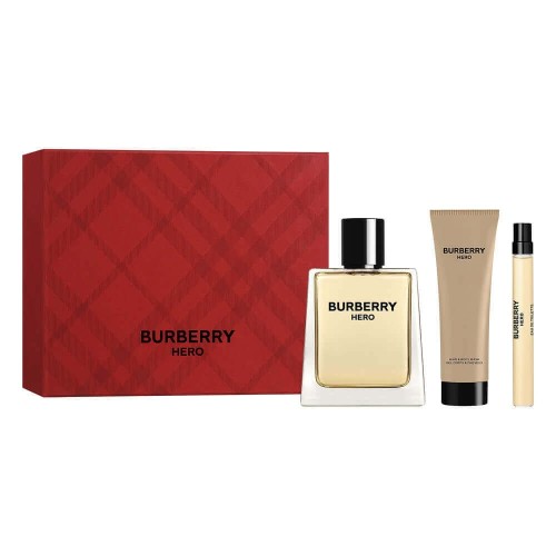 SET BURBERRY Hero EDT spray 100ml + SHOWER GEL 75ml + EDT spray 10ml-1 28354 
