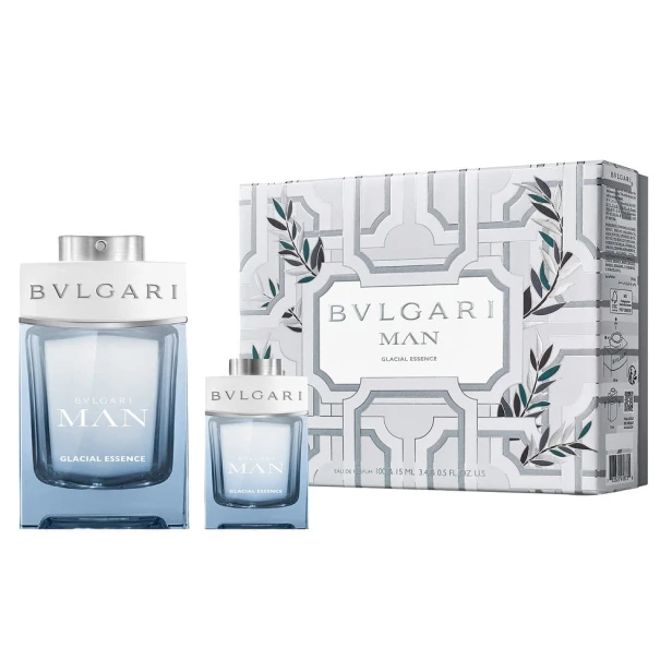 SET BVLGARI Glacial Essence EDP spray 100ml + EDP spray 15ml-1 28673 