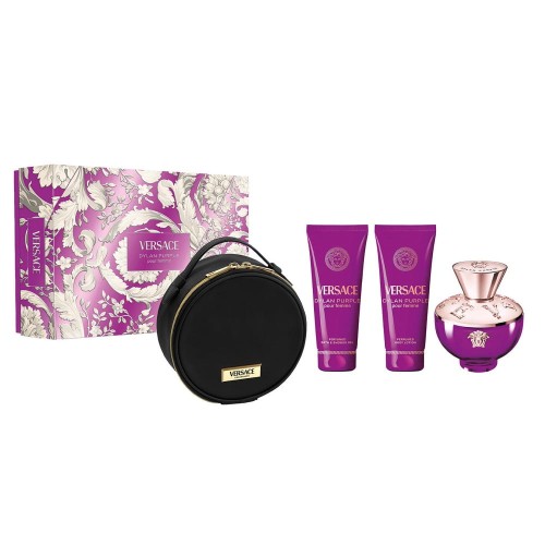 SET VERSACE Purple EDP spray 100ml + BODY LOTION 100ml + SHOWER GEL 100ml + COSMETICS BAG-1 29246 
