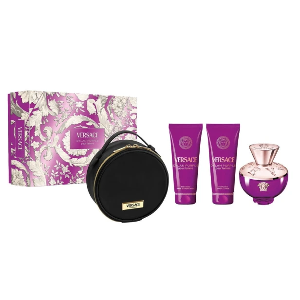 SET VERSACE Purple EDP spray 100ml + BODY LOTION 100ml + SHOWER GEL 100ml + COSMETICS BAG-1 29246 