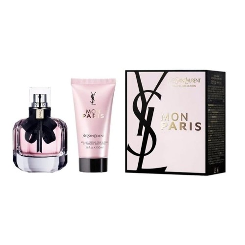 SET YVES SAINT LAURENT Mon Paris Pour Femme EDP spray 50ml + BODY LOTION 50ml-1 29256 