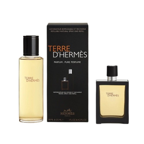 SET HERMES Terre D'Hermès Parfum spray 125ml + Parfum spray 30ml-1 29312 