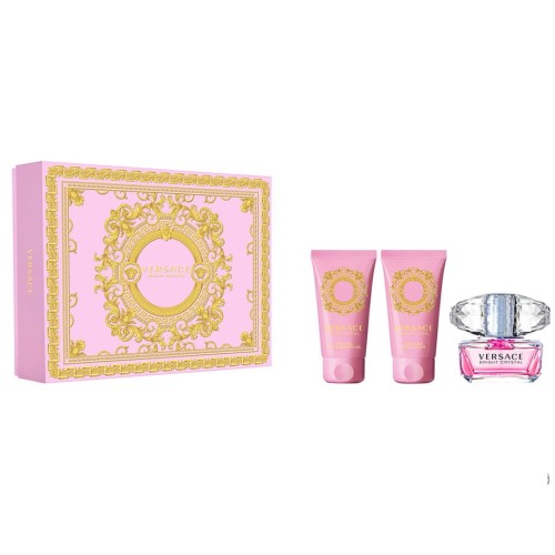 SET VERSACE Bright Crystal EDT spray 50ml + SHOWER GEL 50ml + BODY LOTION 50ml-1 29325 