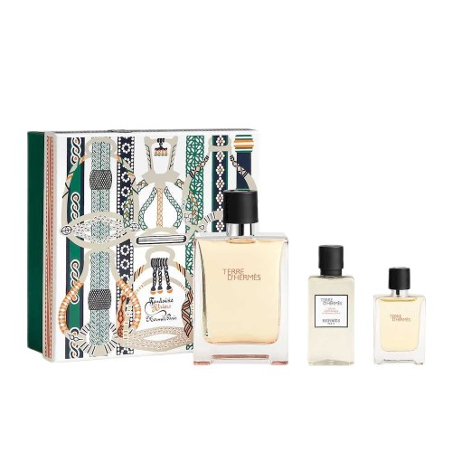 SET HERMES Terre D'Hermes EDT spray 100ml + EDT spray 12,5ml + AFTER SHAVE BALM 40ml-1 29333 