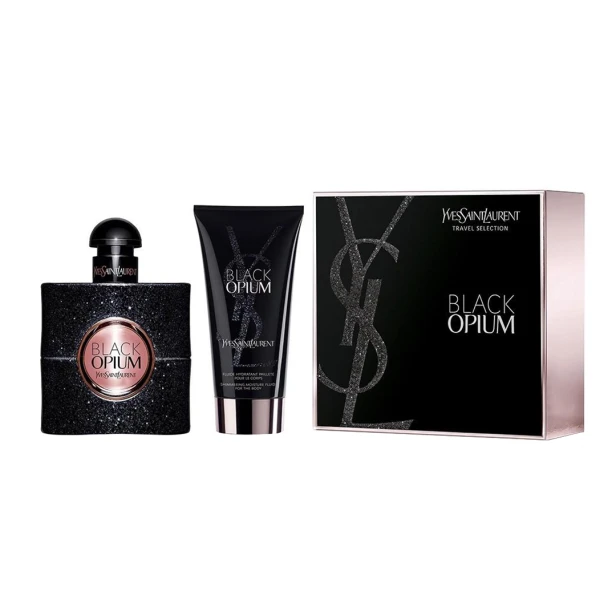 SET YVES SAINT LAURENT Black Opium EDP spray 50ml + BODY LOTION 50ml-1 29761 
