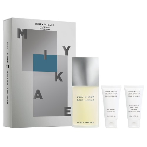 SET ISSEY MIYAKE L'Eau d'Issey Pour Homme EDT spray 125ml + SHOWER GEL 50ml + AFTER SHAVE Lotion 50ml-1 30147 